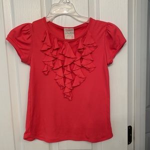 Lemon Loves Lime Ruffle Shirt